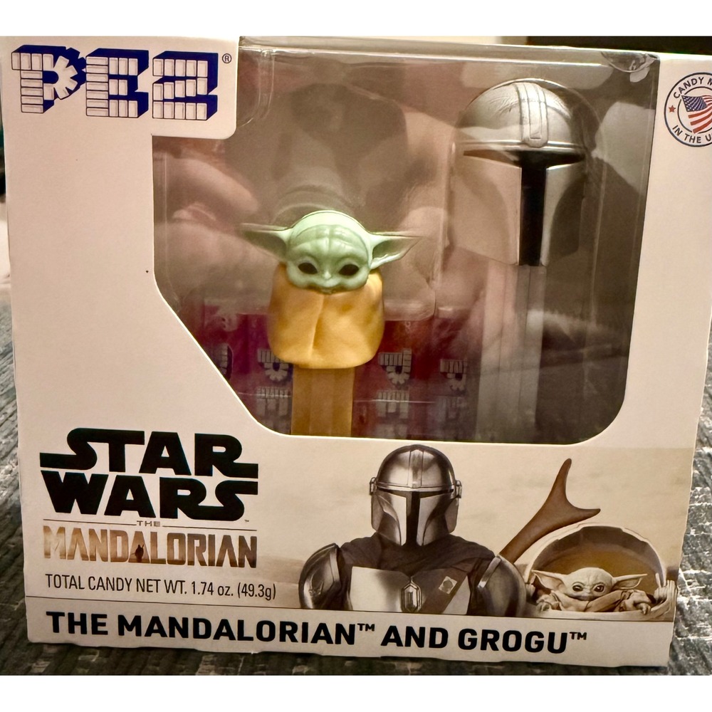 PEZ Star Wars The Mandalorian and Grogu Gift Set New Candy Dispenser
